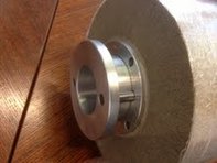 Picture of reinforced flange in impregnated rotary flap brush