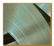 Picture of wide metal strip coils for processing in stainless steel plant