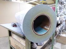 Picture of a impregnated non-woven brush at the factory