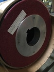 Picture of abrasive non-woven wide face scrubber brush with flange